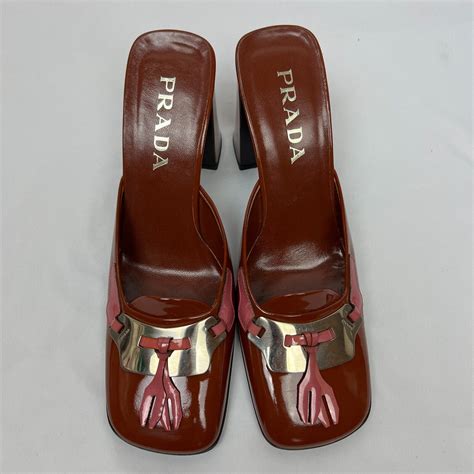 vintage Prada mules